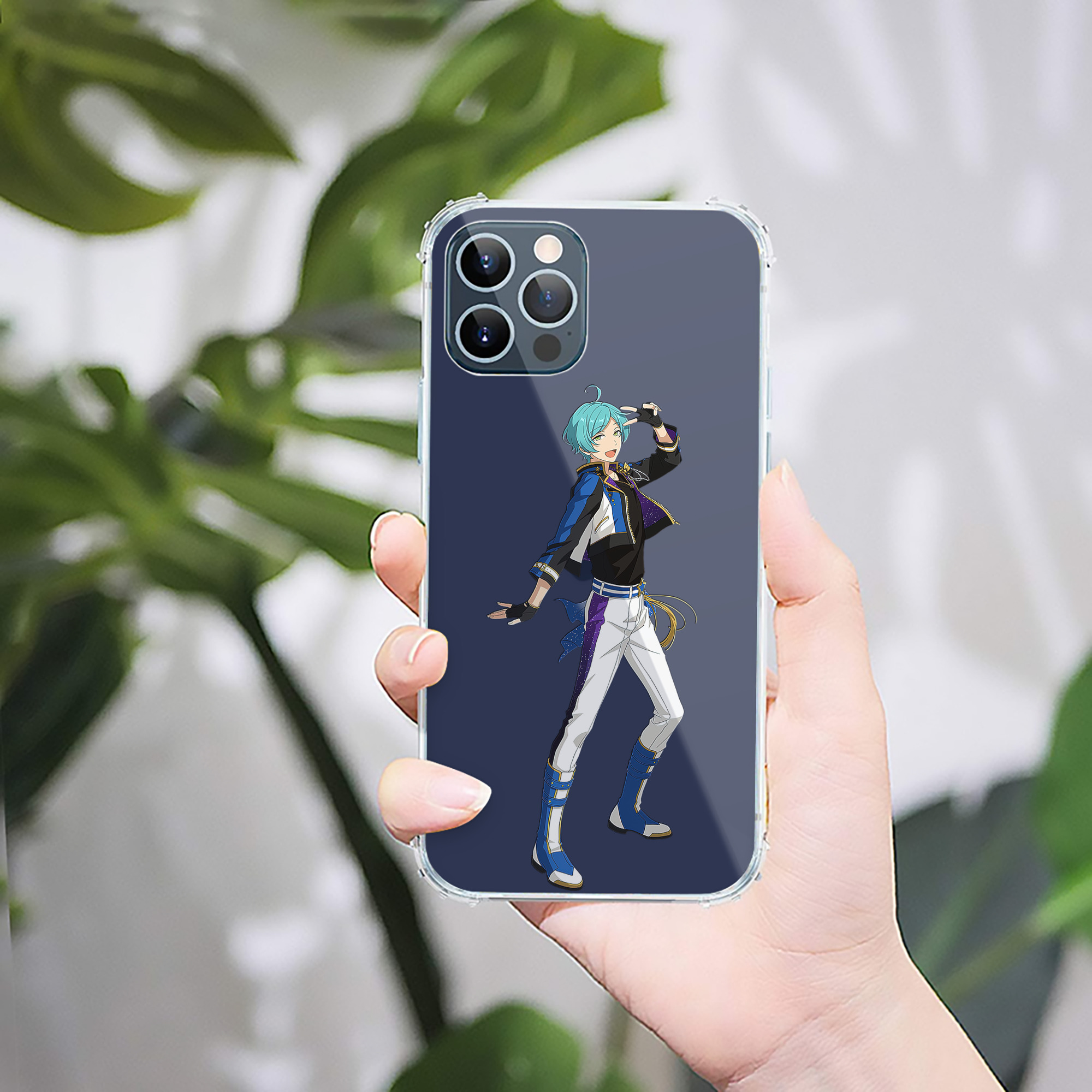 （画像用） あんさんぶるスターズ! Ensemble Stars 【iPhone 12シリーズ対応】透明スマホケース（クリアソフトケース）